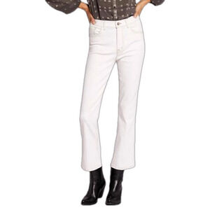 C/E Current/Elliott White Boot Cut Flare High Rise Denim Jeans Size 26 NWT